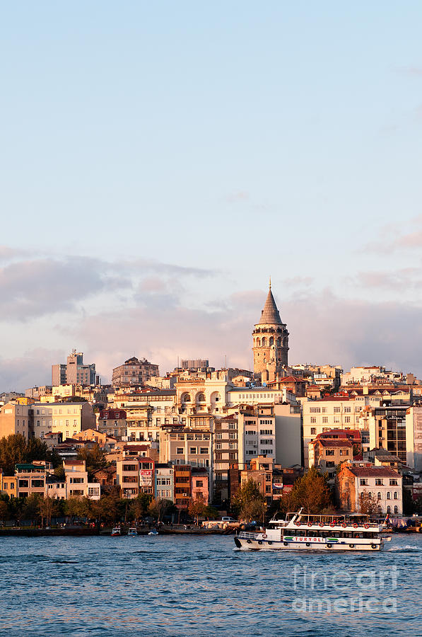 Galata Skyline 02 Photograph by Rick Piper Photography