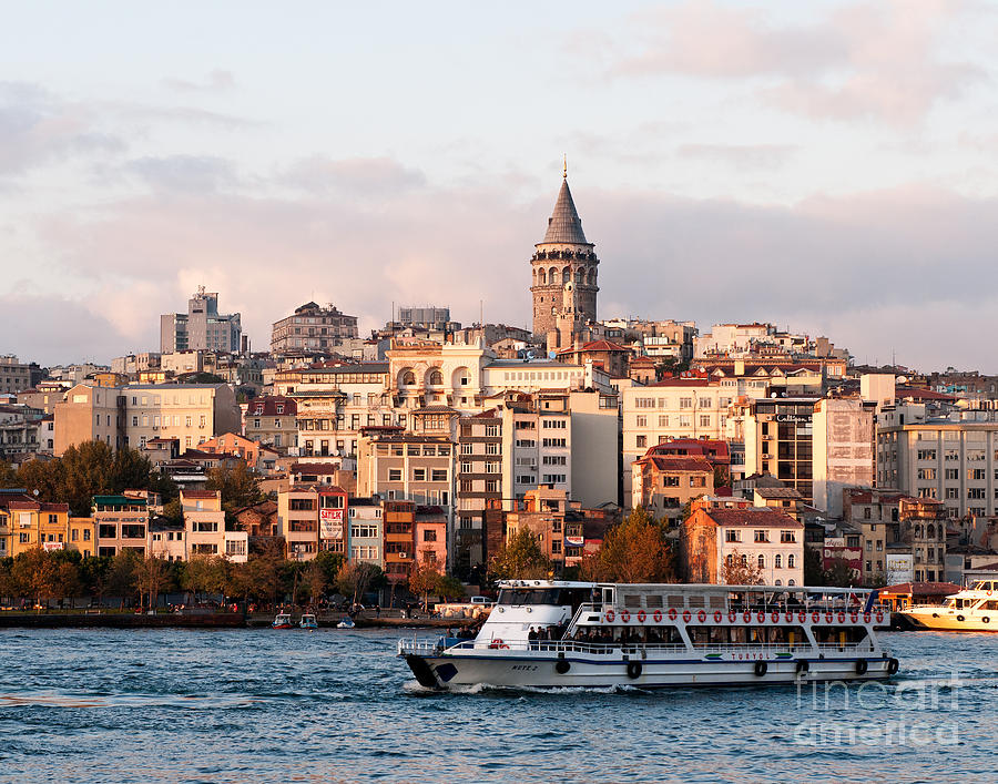 Galata Skyline 03 Photograph by Rick Piper Photography
