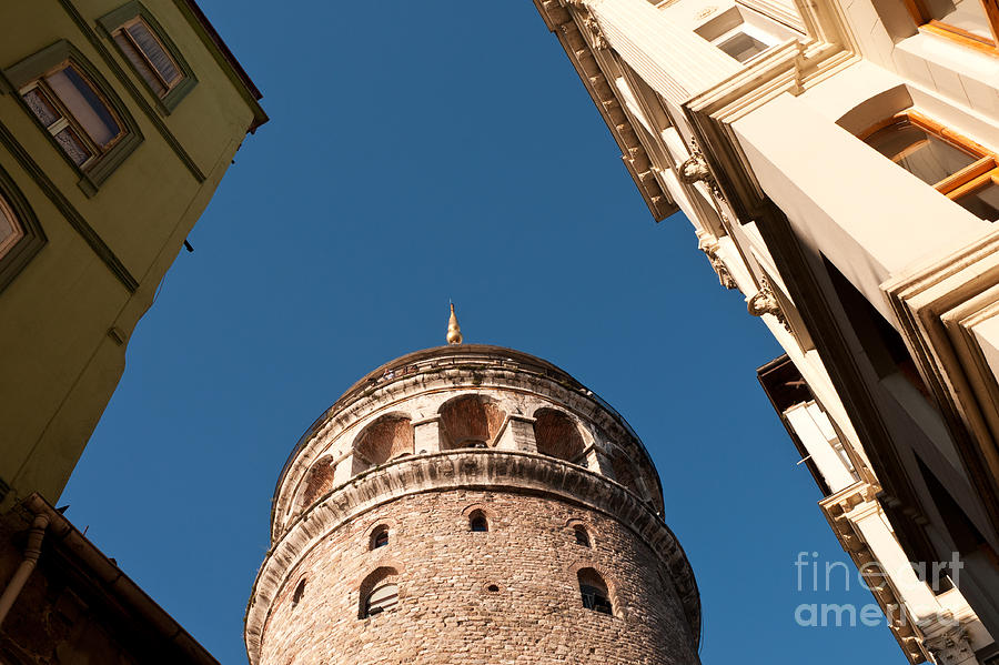 Architecture Photograph - Galata Tower 07 by Rick Piper Photography