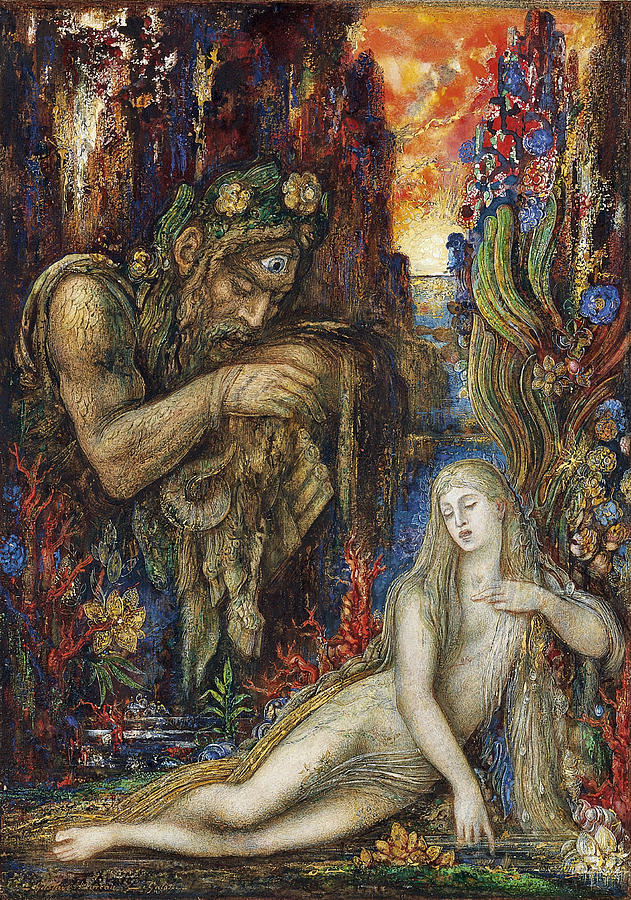 Galathea Painting by Gustave Moreau
