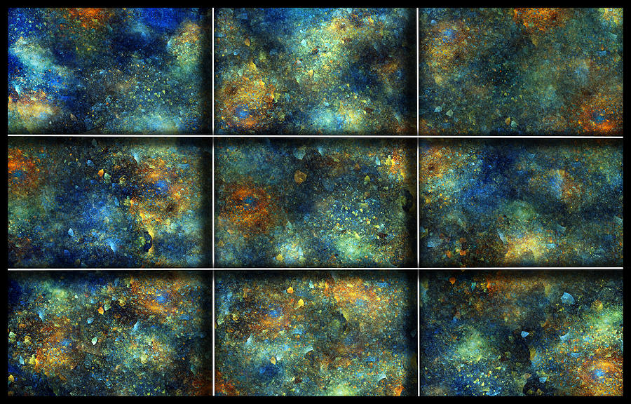 Planet Digital Art - Galaxies II by Betsy Knapp