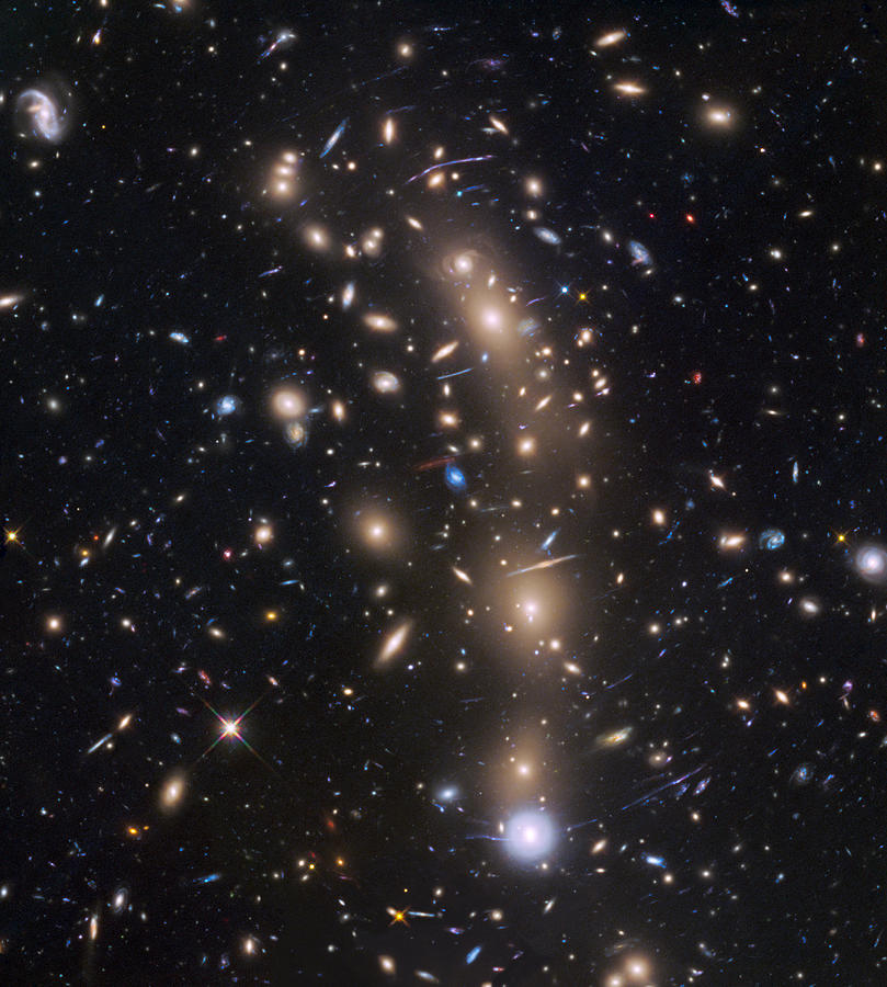 Galaxy Cluster, Macs J0416.1-2403 Photograph by Science Source