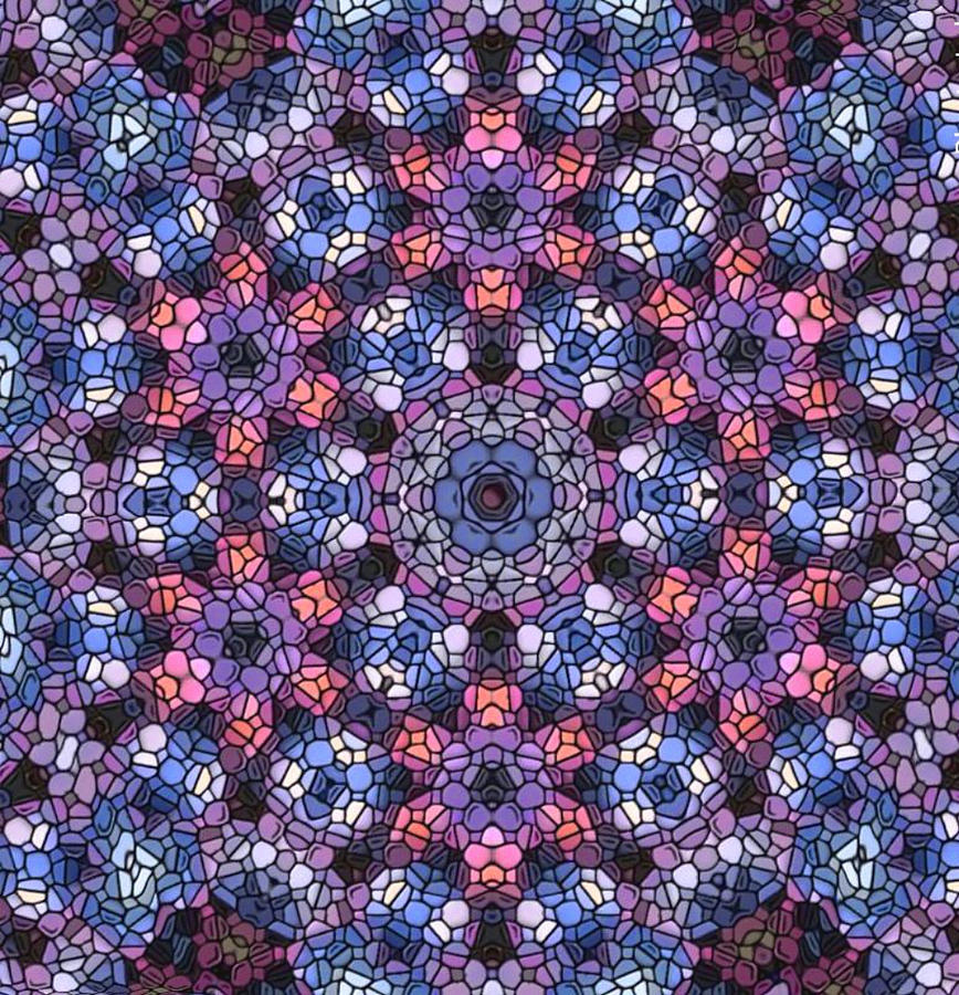 Galaxy Mandala Digital Art by Karen Buford