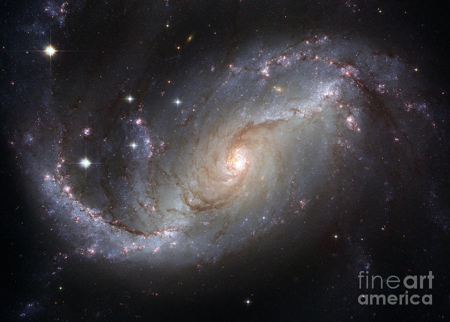 Galaxy NGC 1672 Photograph by Rod Jones