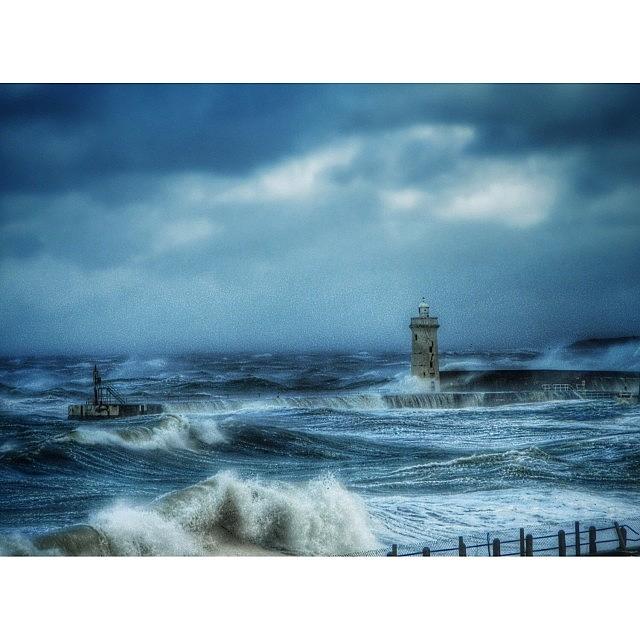 Pier Photograph - Gale Force Winds In Scotland Today! by Robert Campbell