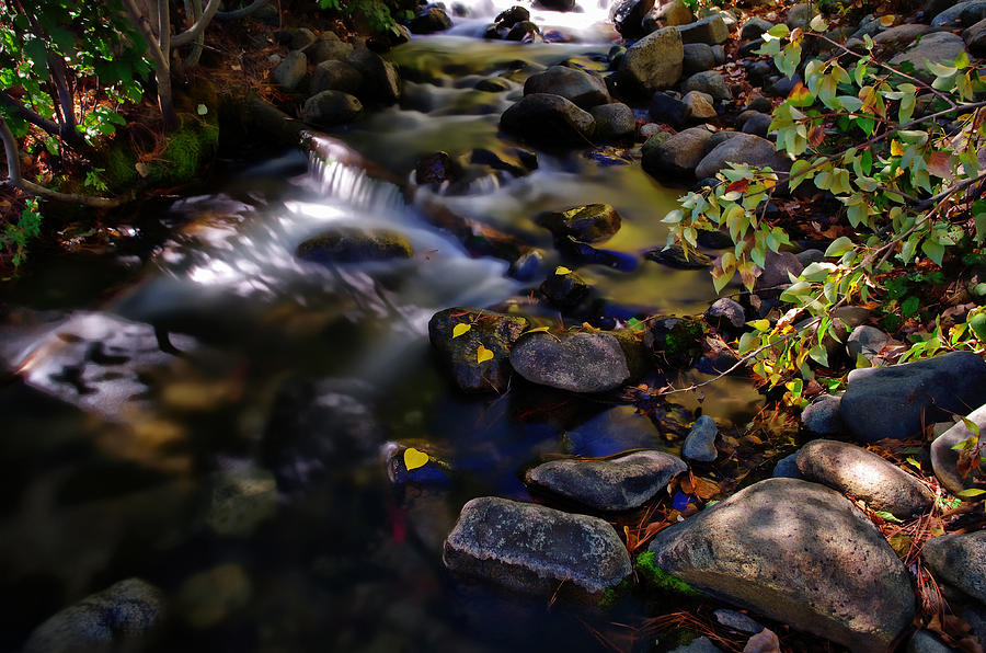Galena Creek Fall Waterfall Photograph by Scott McGuire