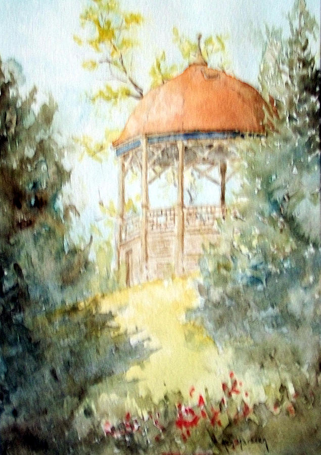 Galena Gazebo 51314 Painting by Ken Marsden - Fine Art America