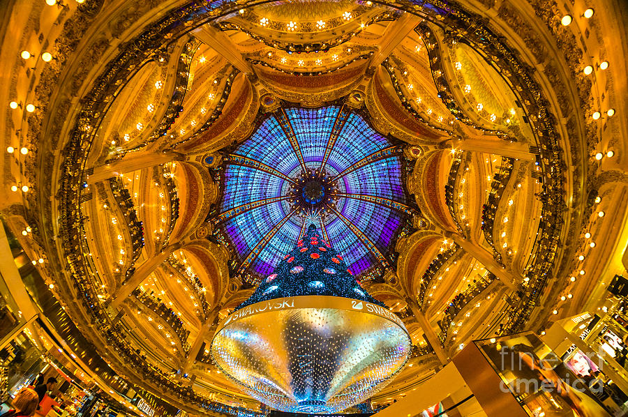 Galeries Lafayette - Paris Photograph by Luciano Mortula