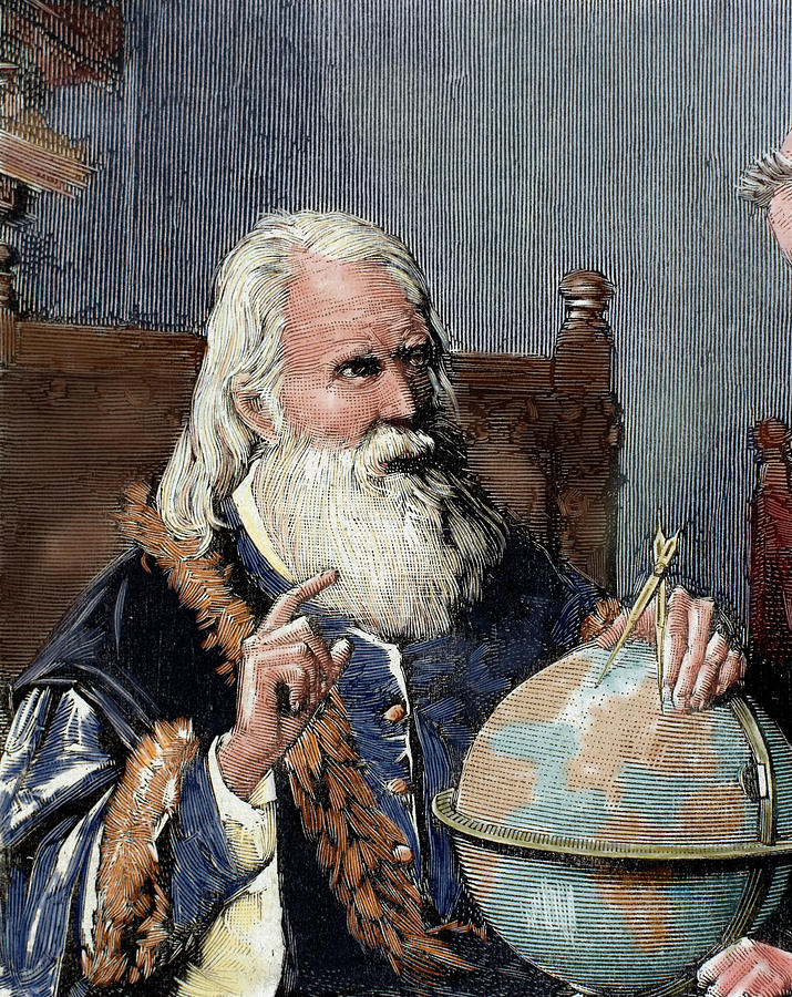 Globe Photograph - Galileo Galilei (1564-1642 by Prisma Archivo