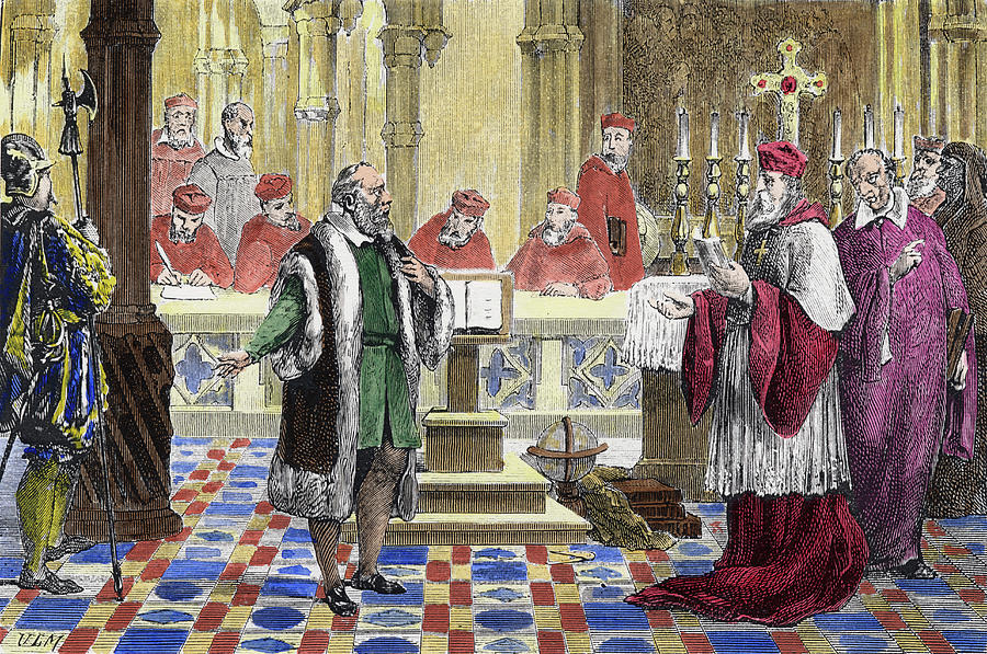 Galileos Trial Photograph by Science Photo Library