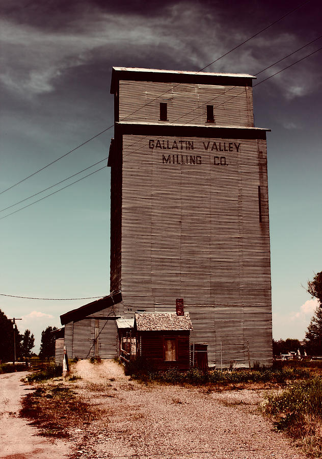Gallatin Valley Grain Elevator 2 Photograph by Cathy Anderson