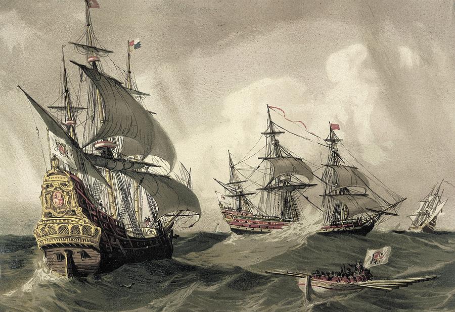 Galleons And Other Spanish Sailing Photograph by Everett