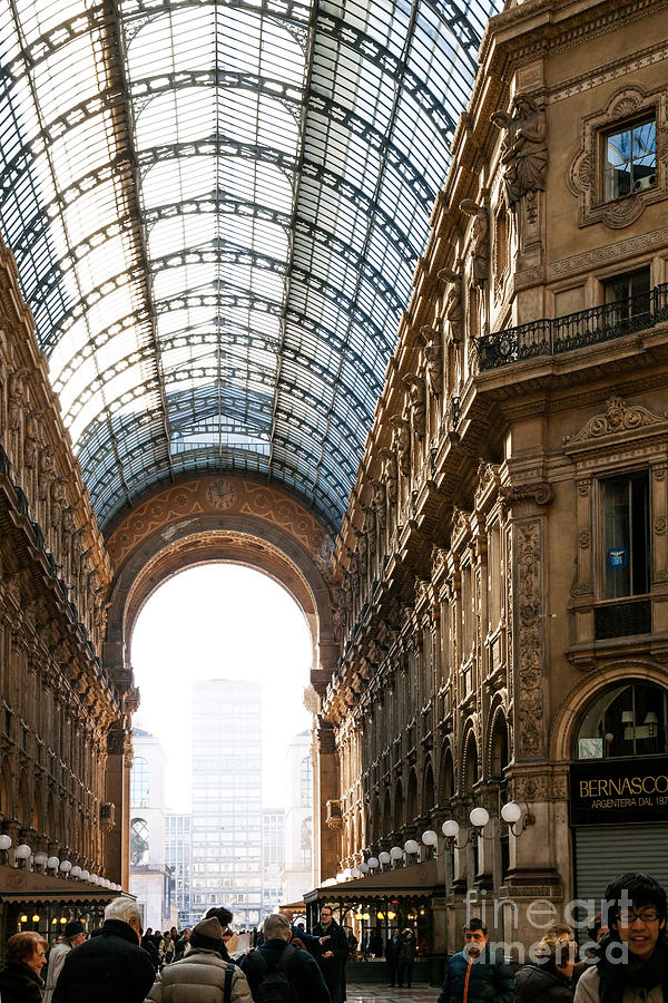 Architecture Photograph - Galleria - Milano by Matteo Colombo