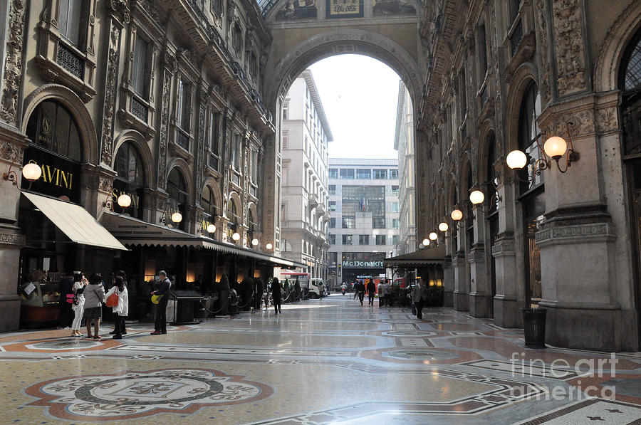 Architecture Photograph - Galleria Vittorio Emanuele II in Milan by Tatyana Searcy