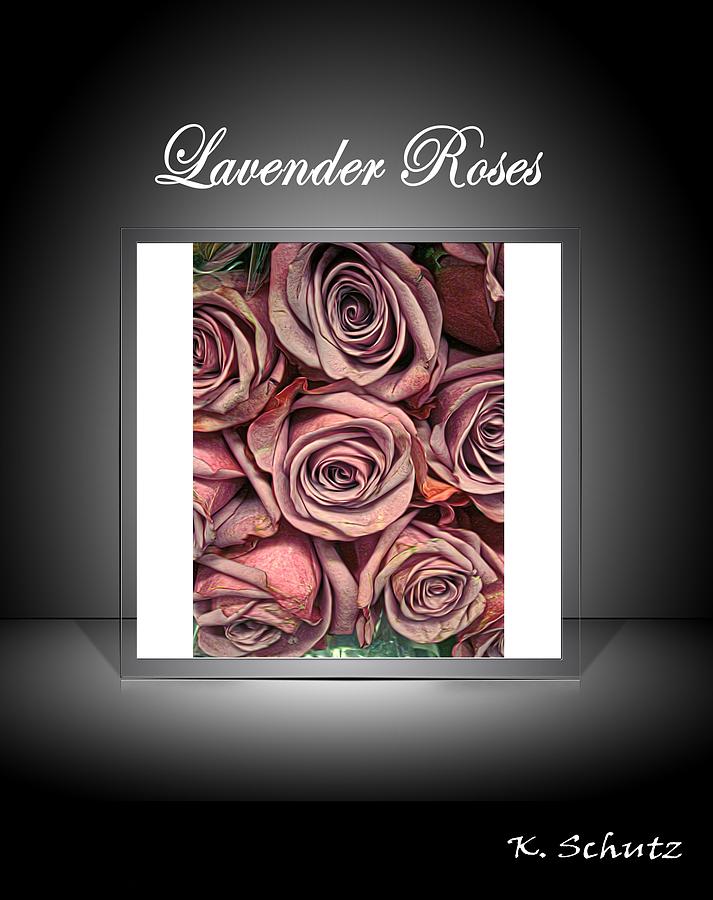 Gallery Digital Art - Gallery Lavender Roses by Kelly Schutz