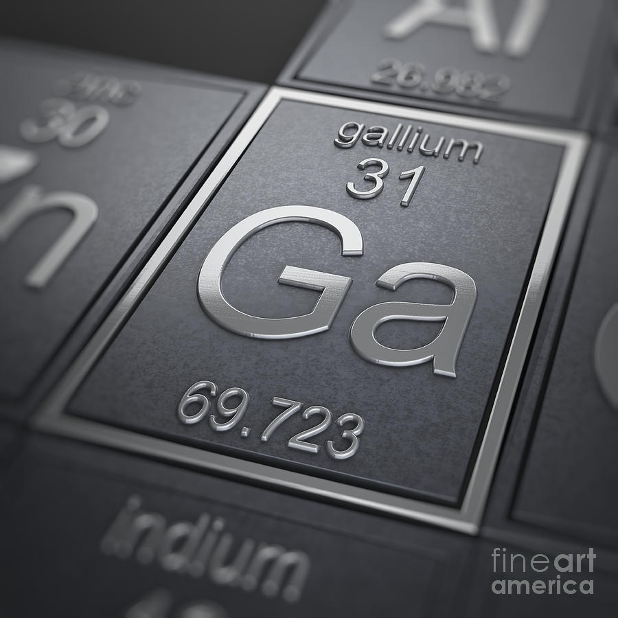 Gallium Chemical Element Photograph by Science Picture Co