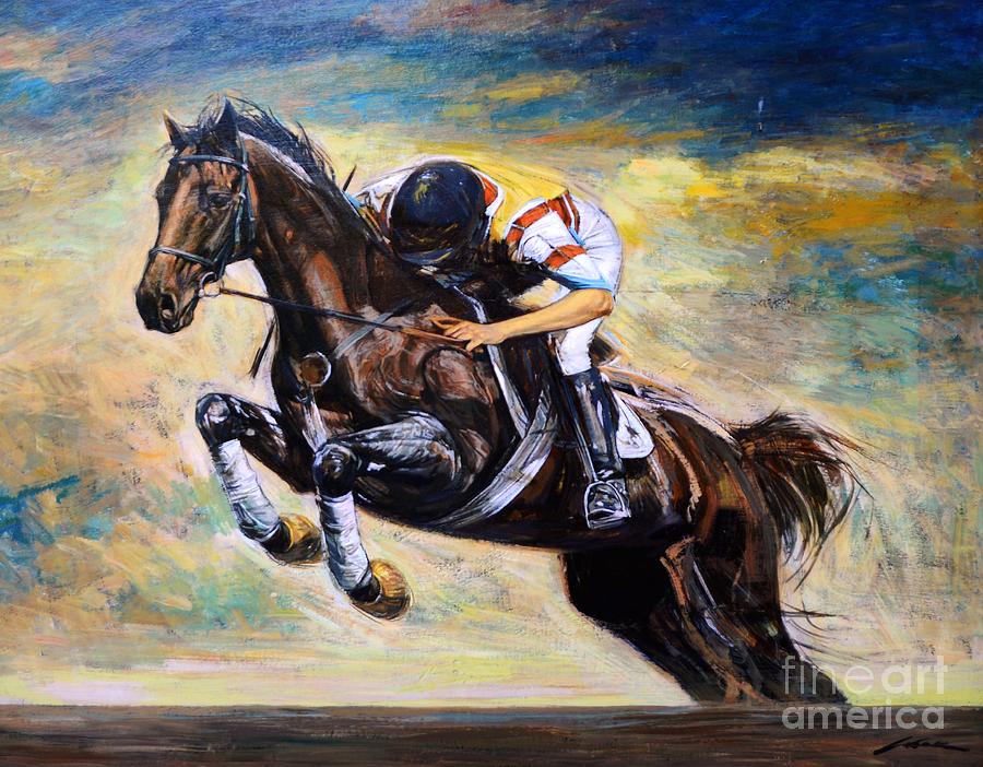 Gallop Painting by Zheng Li