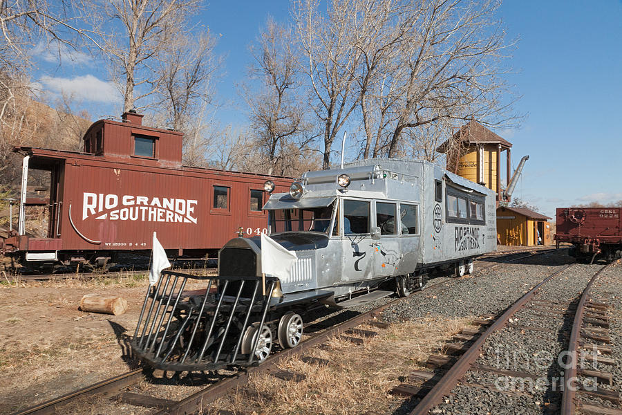 Galloping Goose 7 in the Colorado Railroad Museum Photograph by Fred Stearns