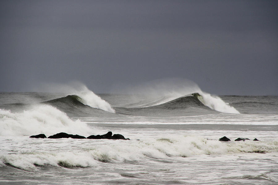 Galloping Waves Photograph by Deborah Jahier