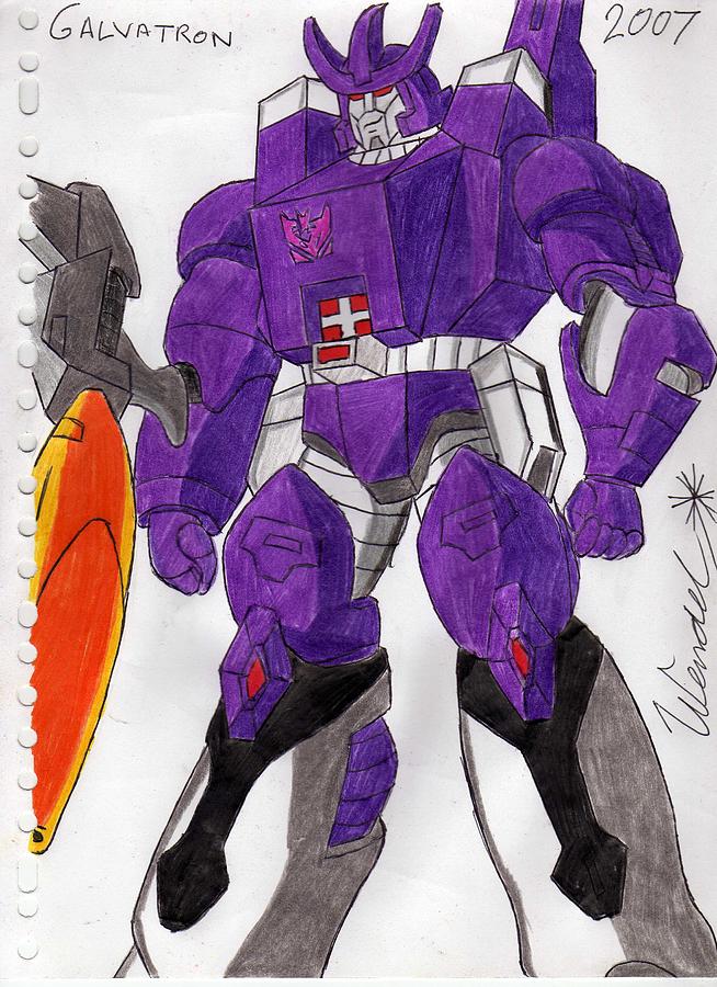 Galvatron Drawing By Wendel Krolis Fine Art America