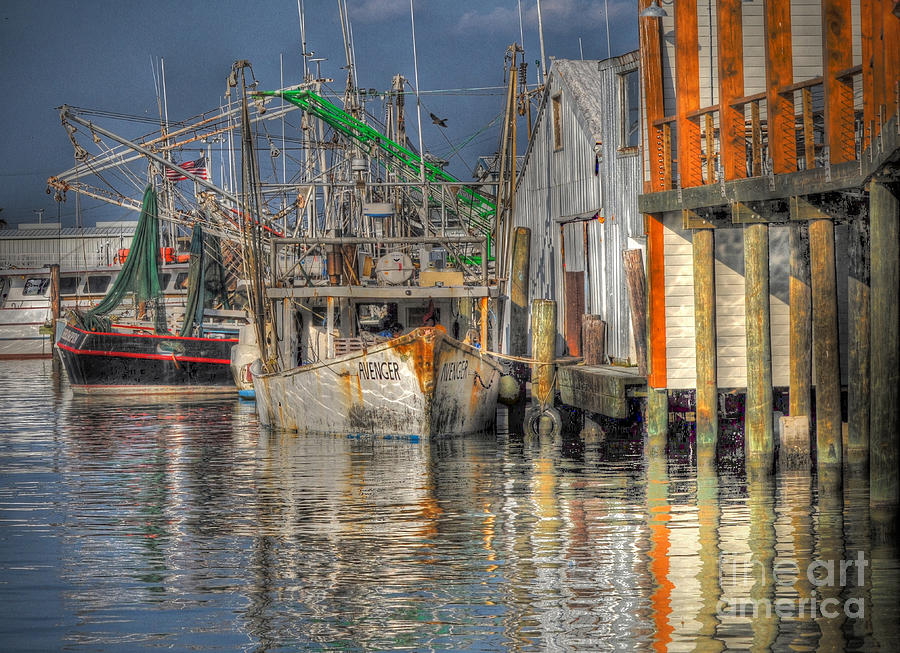 Galveston Shrimp Boats Photograph by Savannah Gibbs