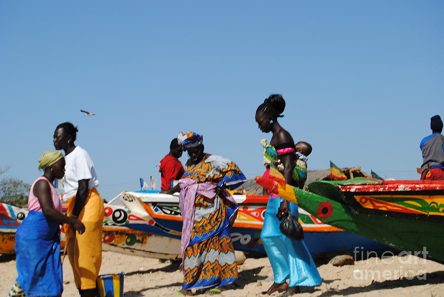 Gambian Women On The Beach Photograph By Joep Egmond Fine Art America 1200