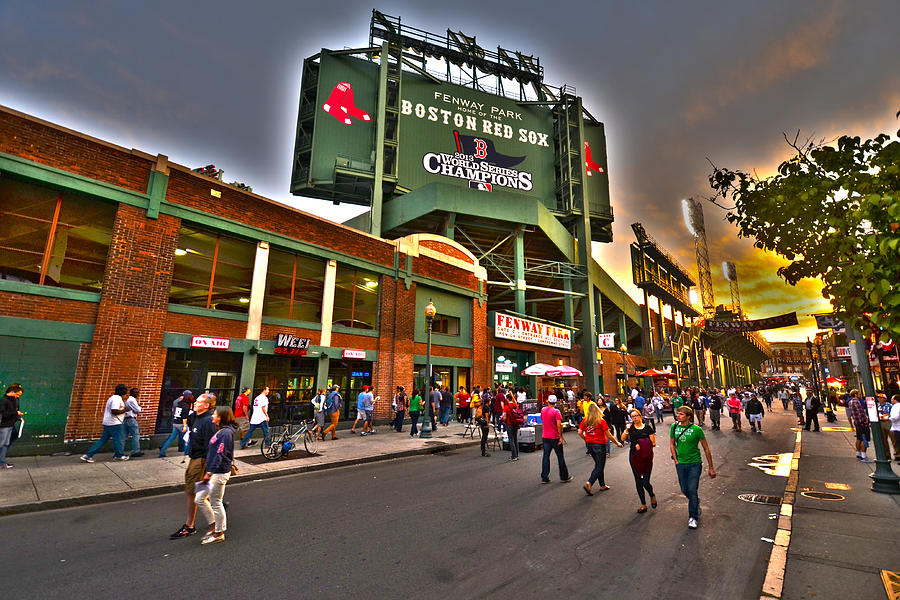 Boston Photograph - Game Night Fenway Park by Toby McGuire