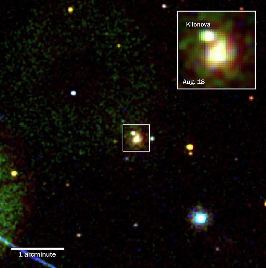 Gamma Ray Burst From Colliding Neutron Stars Photograph by Nasa/swift/science Photo Library