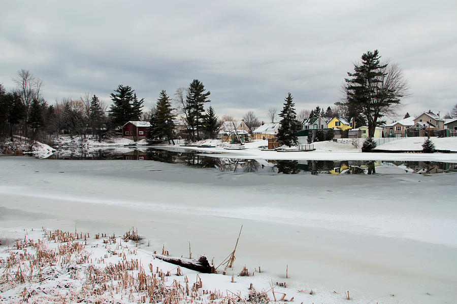 Gananoque River in Winter 4 Photograph by Jim Vance