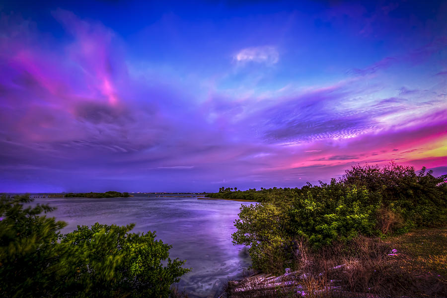 Sunset Photograph - Gandy Lagoon 2 by Marvin Spates
