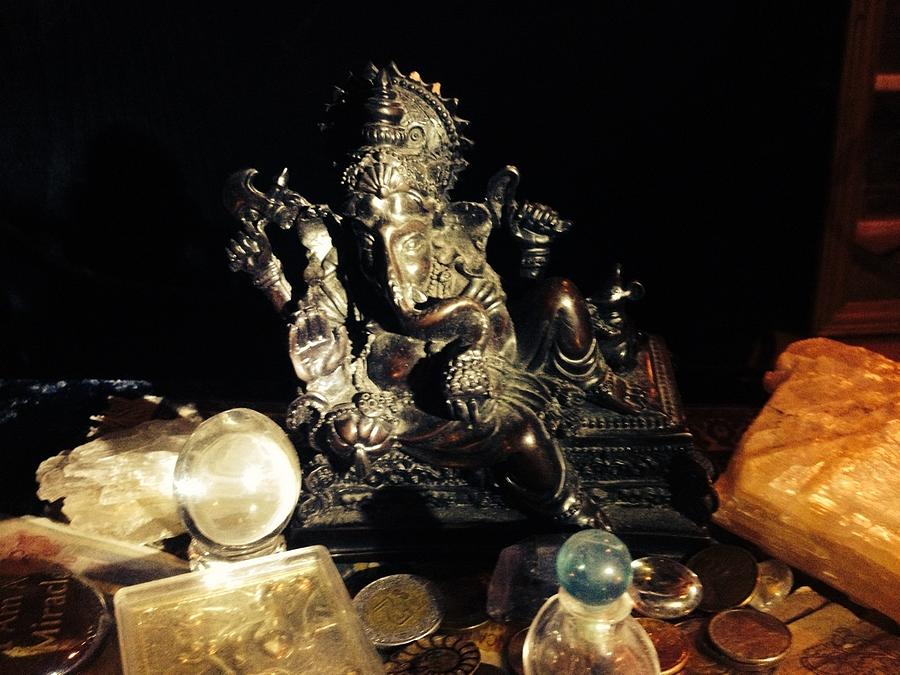 Ganesh Altar Photograph by Katrina Buckingham - Fine Art America