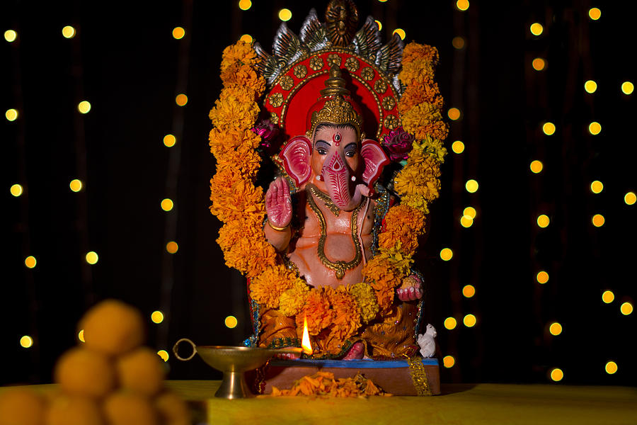 Ganesh idol Photograph by Madhurima Sil