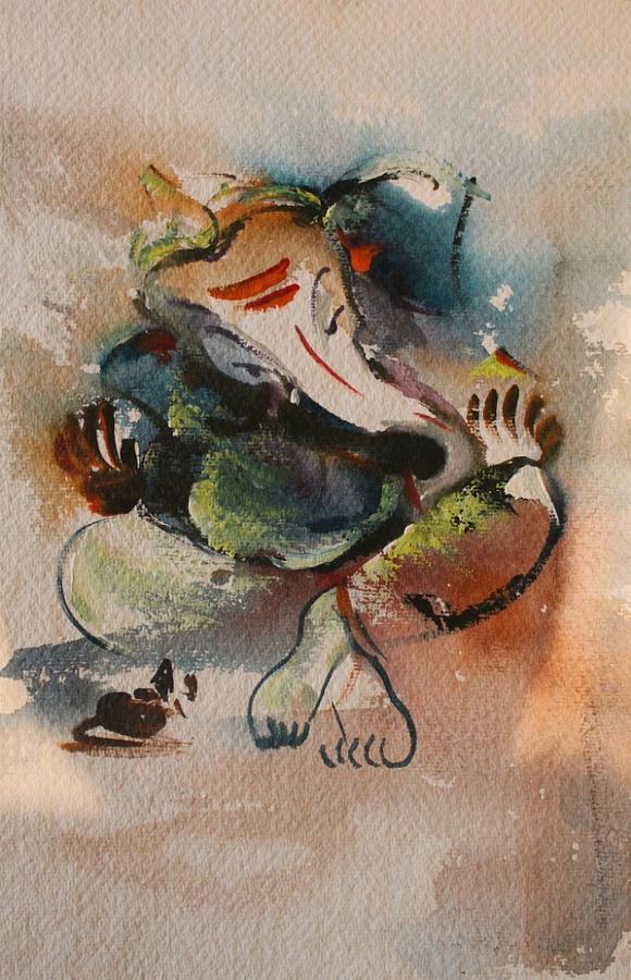 Statues Painting - Ganesha 42255 by Sir