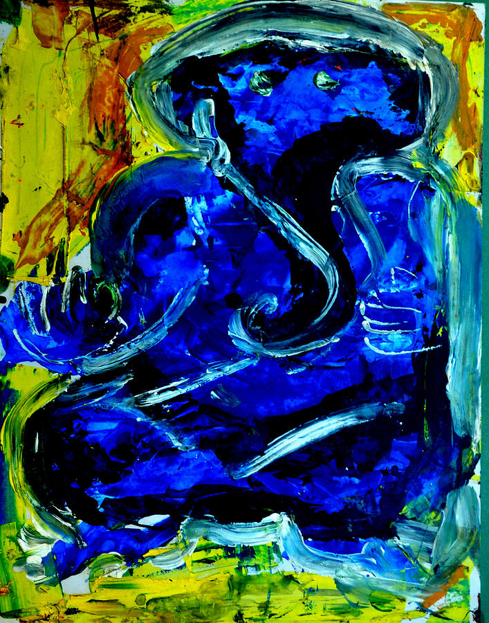 Ganesha-a14 Painting by Anand Swaroop Manchiraju