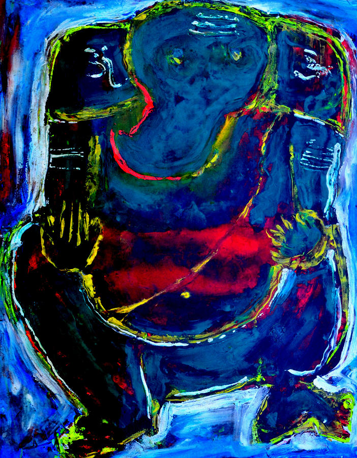 Ganesha-a18 Painting by Anand Swaroop Manchiraju