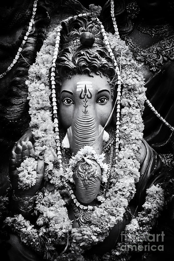 Flower Photograph - Ganesha Altar  by Tim Gainey