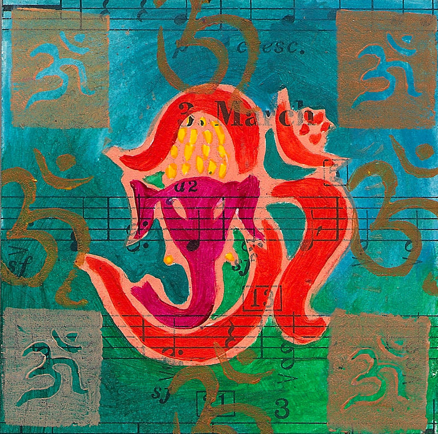 Ganesha Colors Mixed Media by Jennifer Mazzucco