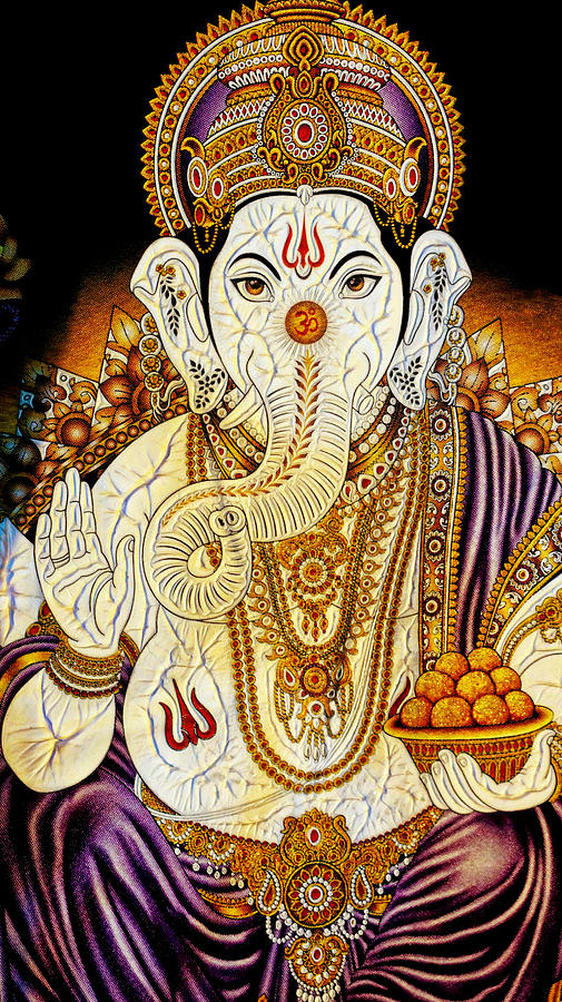 Ganesha Elephant God Photograph by Ian Gledhill