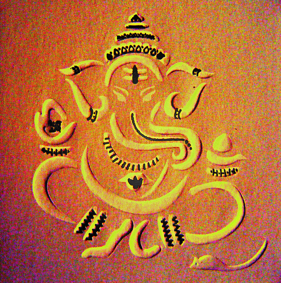 Ganesha Painting - Ganesha Pietyz by Piety Dsilva