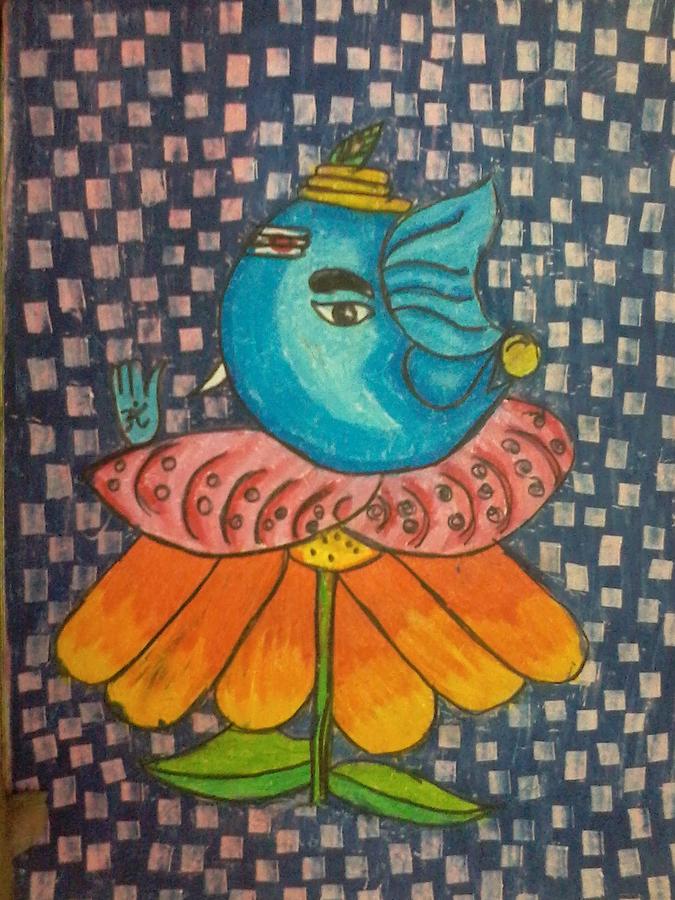 Ganesha Pastel by Rahul Rao