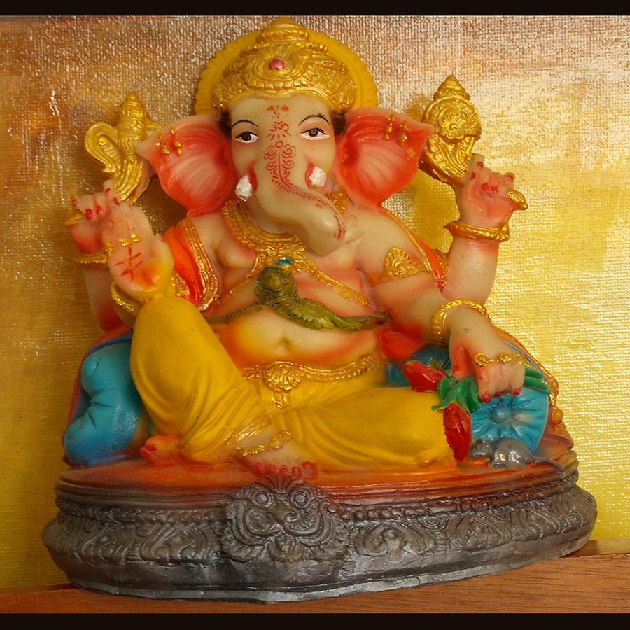 Deity Digital Art - Ganesha by Shesh Tantry