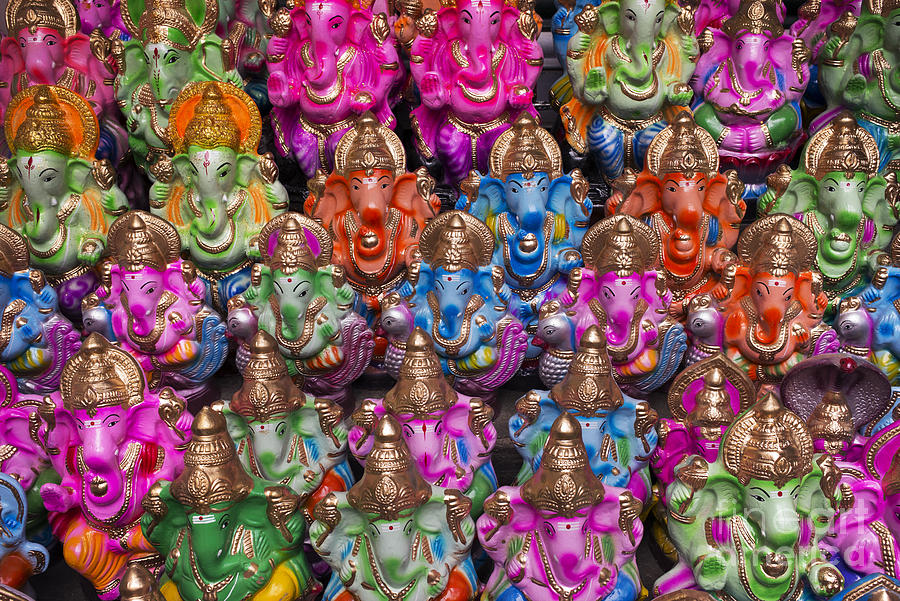 Ganesha Statue Pattern Photograph by Tim Gainey