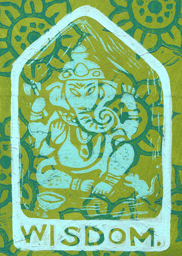 Ganesha Wisdom  Painting by Jennifer Mazzucco