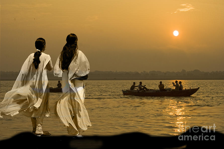 Ganges every day Digital Art by Angelika Drake