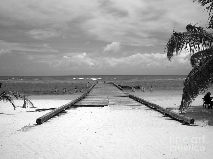 Gangplank of Perfection Black and White Photograph by Heather Kirk