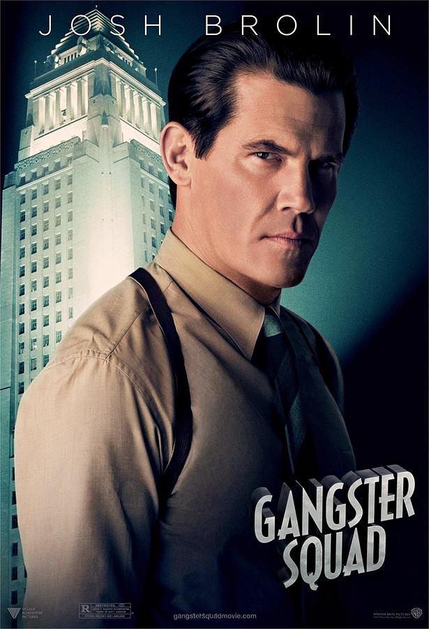 Josh Brolin Photograph - Gangster Squad Brolin by Movie Poster Prints