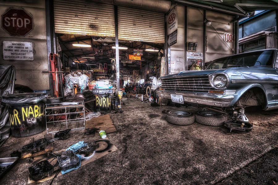 Garage Photograph by John Swartz