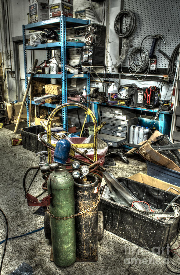 Garage Mentality Photograph by Jimmy Ostgard
