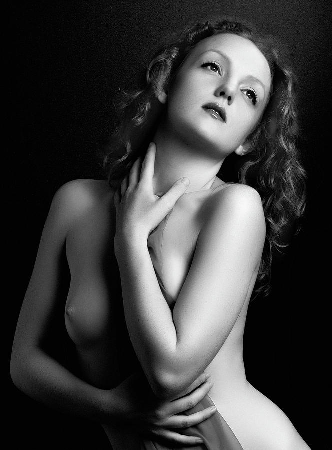 Retro Photograph - Garbo Retro Style by Peter Turner