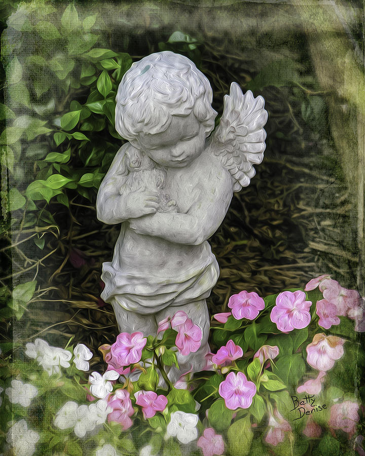 Flower Photograph - Garden Angel by Betty Denise